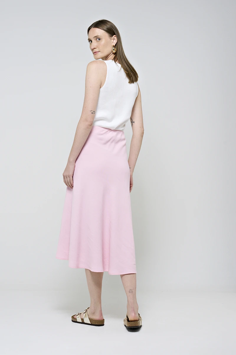 Hidrogênio - PINK MERMAID MIDI SKIRT - 20478021 Hidrogênio - PINK MERMAID MIDI SKIRT - 20478021