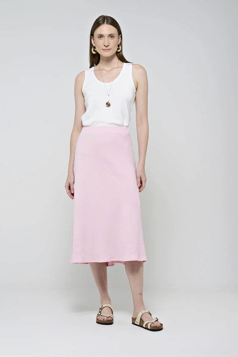 Hidrogênio - PINK MERMAID MIDI SKIRT - 20478021 Hidrogênio - PINK MERMAID MIDI SKIRT - 20478021