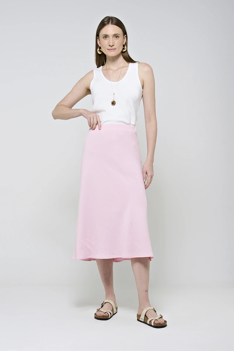 Hidrogênio - PINK MERMAID MIDI SKIRT - 20478021 Hidrogênio - PINK MERMAID MIDI SKIRT - 20478021