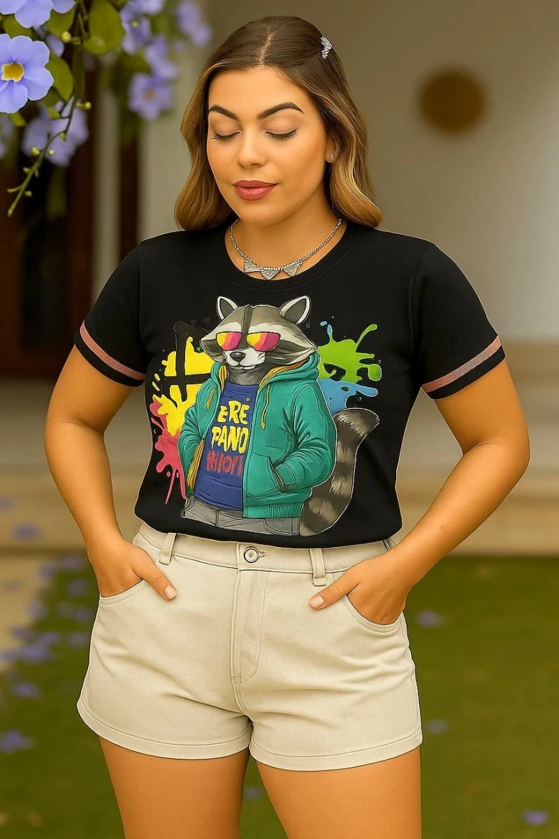 AS8 - Black T-shirt - as81058