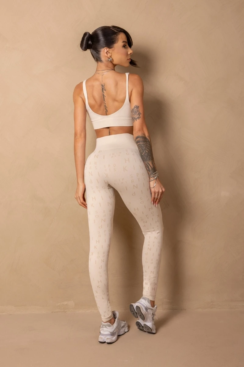 Hipkini - Legging Time for Me Seamless Beige - 33331644