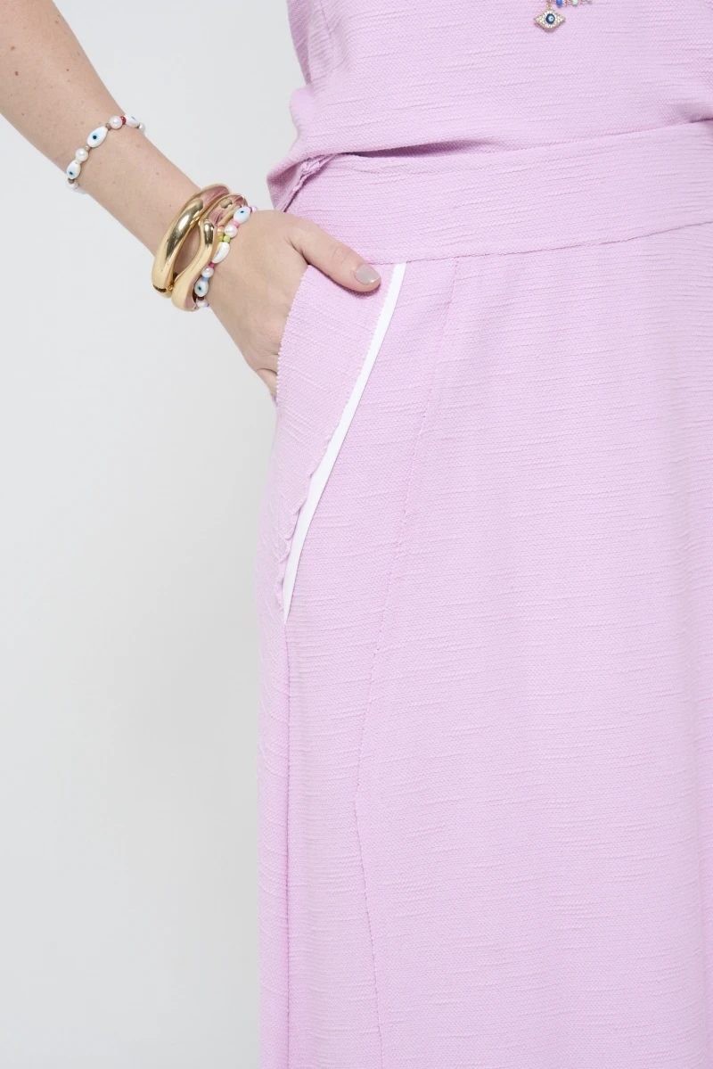 Hidrogênio - MIDI SKIRT WITH AMNI GROSELHA PIPE - 20599555 Hidrogênio - MIDI SKIRT WITH AMNI GROSELHA PIPE - 20599555