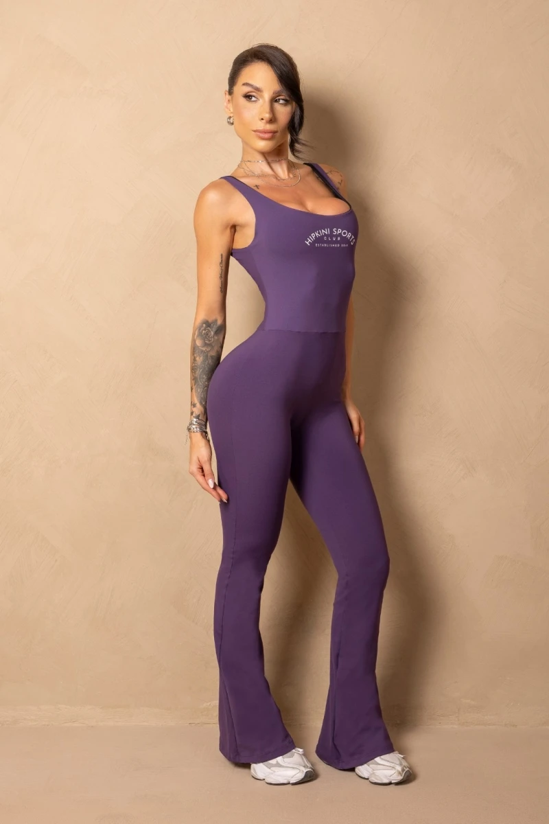 Hipkini - Jumpsuit Fitness Time For Me Purple Flare - 33331426