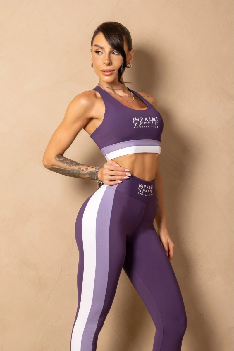 Hipkini - Time For Me Purple Fitness Top with Pocket - 33331424 Hipkini - Time For Me Purple Fitness Top with Pocket - 33331424
