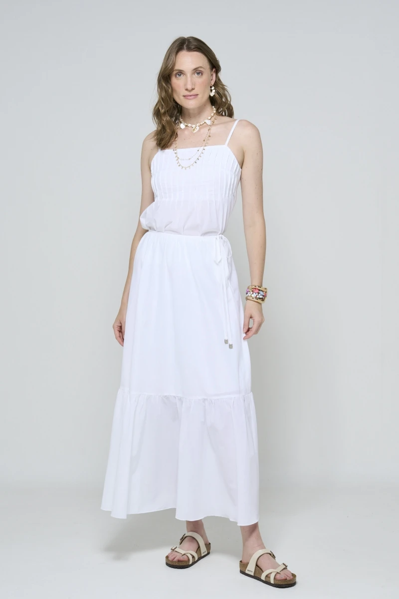 Hidrogênio - WHITE BOHO SKIRT - 20614002