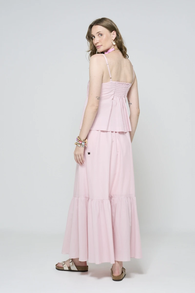 Hidrogênio - PINK BOHO SKIRT - 20614021 Hidrogênio - PINK BOHO SKIRT - 20614021