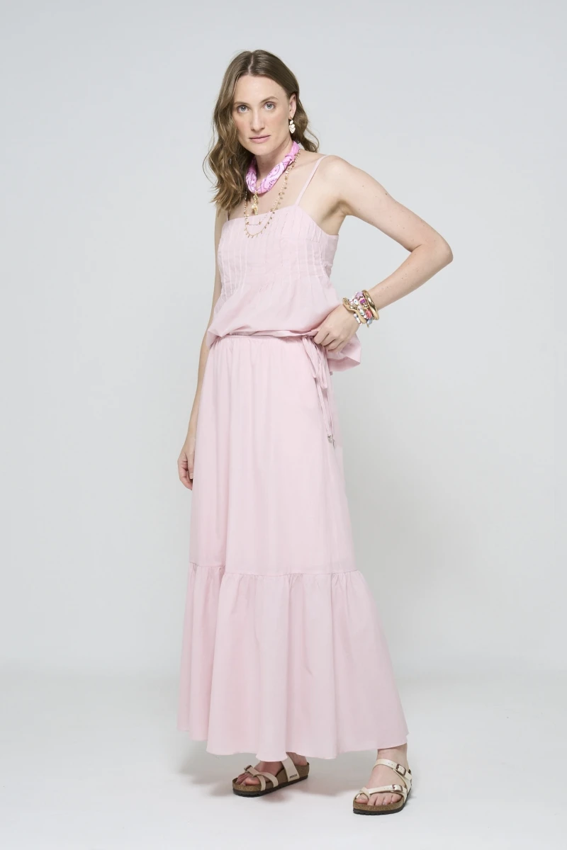 Hidrogênio - PINK BOHO SKIRT - 20614021 Hidrogênio - PINK BOHO SKIRT - 20614021
