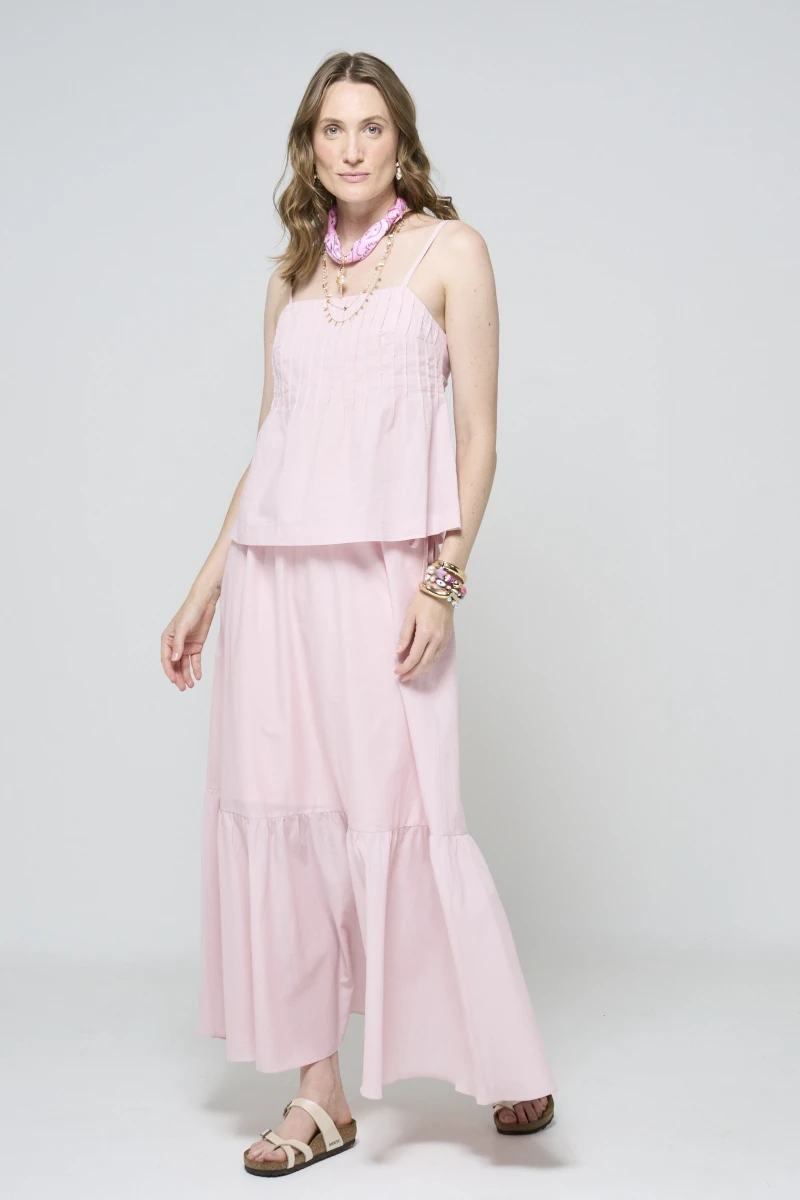 Hidrogênio - PINK PLEATED DRESS - 20603021 Hidrogênio - PINK PLEATED DRESS - 20603021