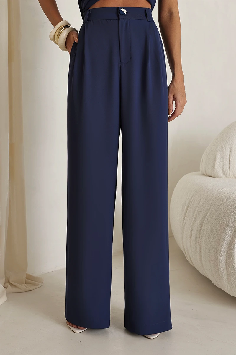 Dot Clothing - Set Dot Clothing Carla Alfaiataria Det. Blue Button - 2850AZUL