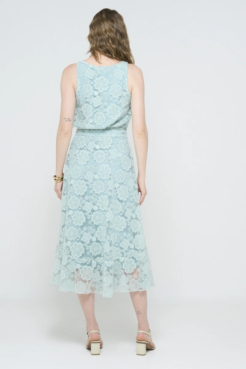Hidrogênio - GREEN RUFFLED SKIRT - 20619009