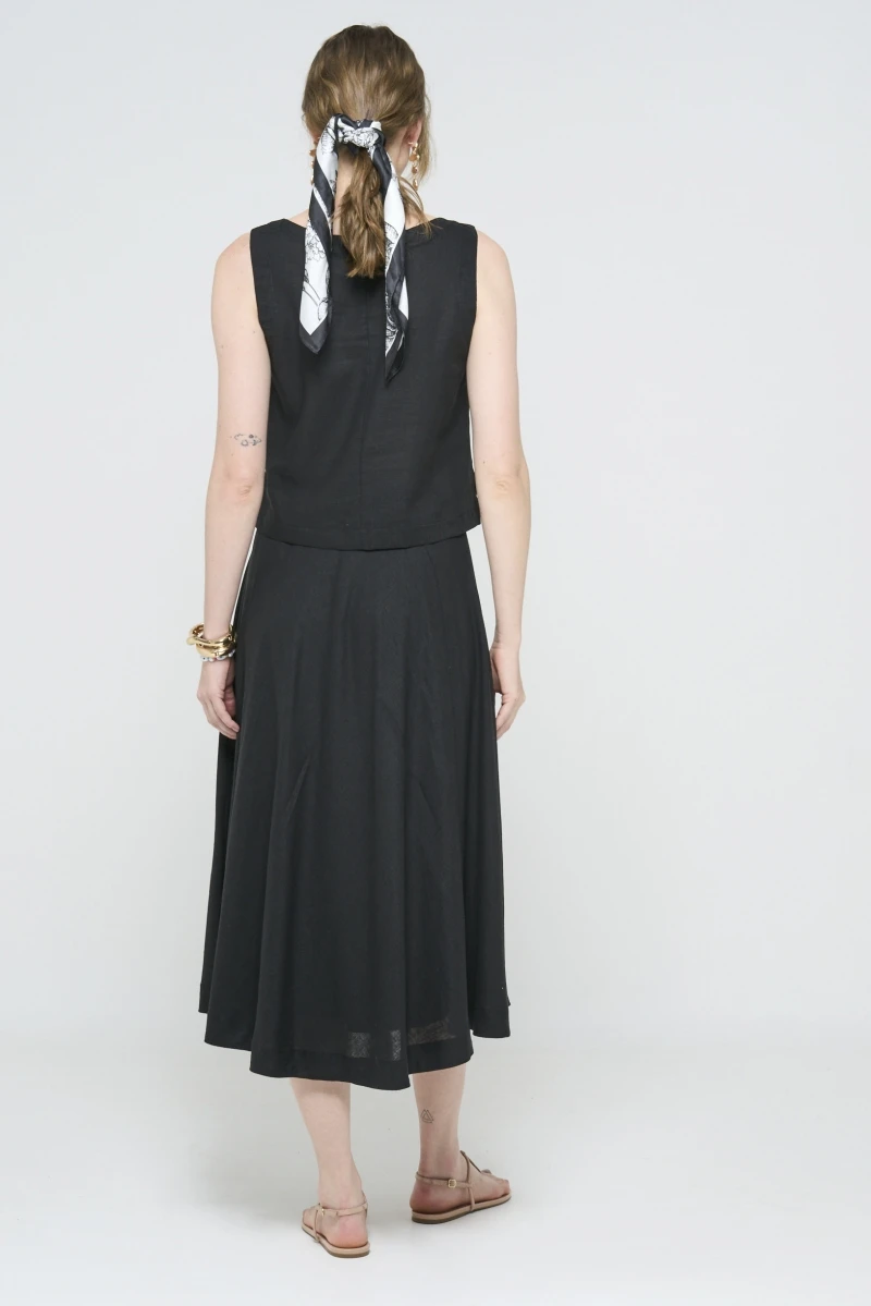 Hidrogênio - GODE SKIRT WITH BLACK CUTOUTS - 20578001 Hidrogênio - GODE SKIRT WITH BLACK CUTOUTS - 20578001