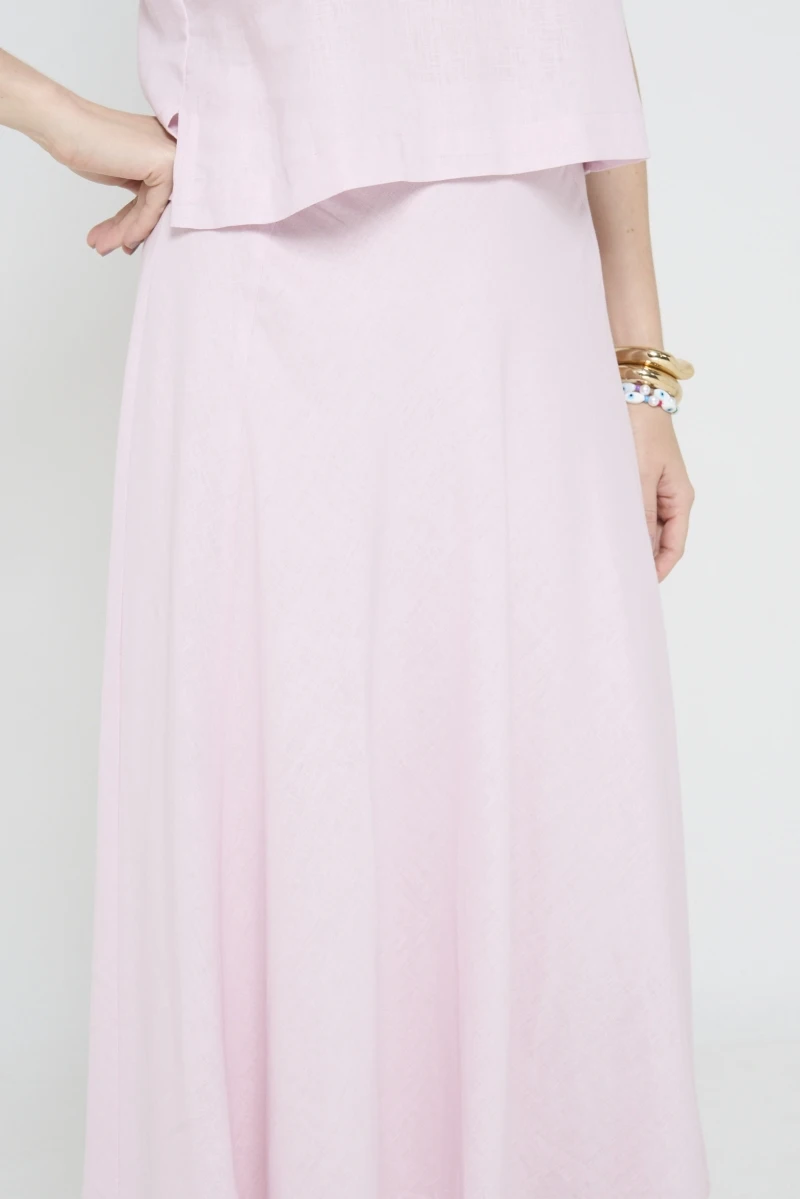 Hidrogênio - GODE SKIRT WITH PINK CUTOUTS - 20578021 Hidrogênio - GODE SKIRT WITH PINK CUTOUTS - 20578021