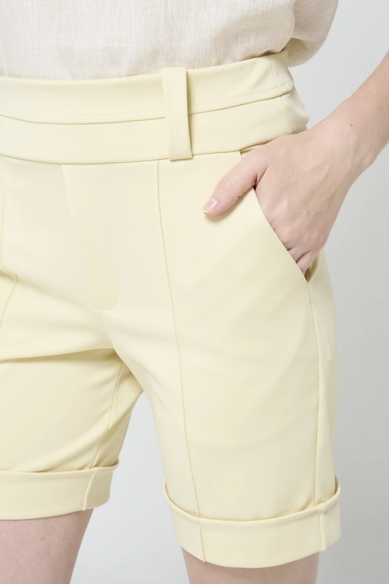 Hidrogênio - TAILORED BERMUDA BERMUDA WITH POCKET AND SCARLET LAPEL - 19592517