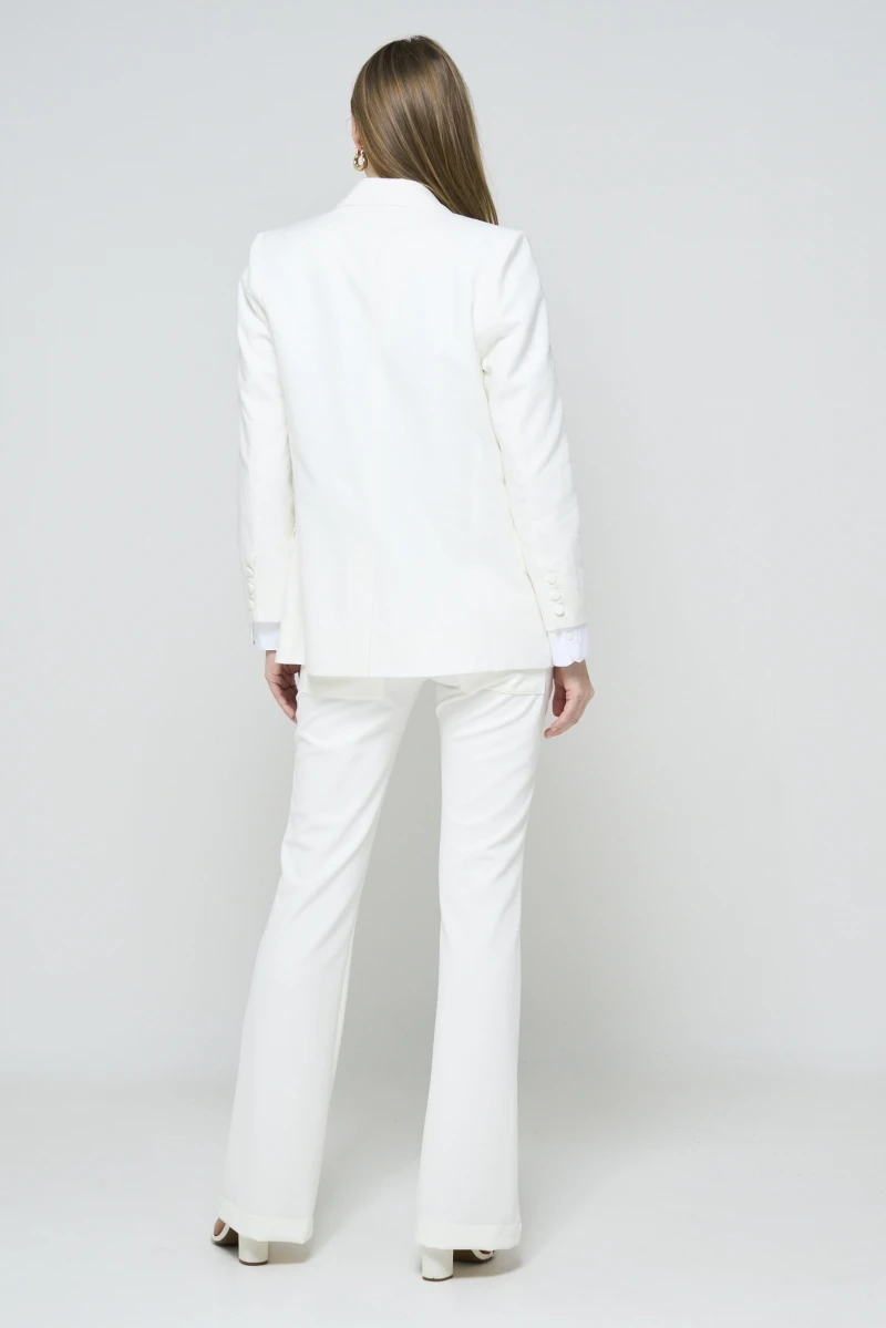 Hidrogênio - CLASSIC ONE-BUTTON OFF-WHITE BLAZER - 20573018 Hidrogênio - CLASSIC ONE-BUTTON OFF-WHITE BLAZER - 20573018