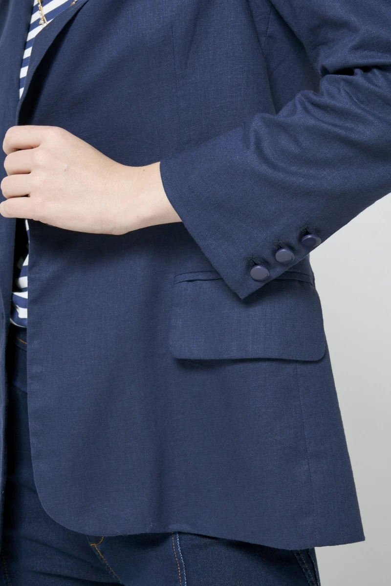 Hidrogênio - CLASSIC ONE-BUTTON NAVY BLAZER - 20573004 Hidrogênio - CLASSIC ONE-BUTTON NAVY BLAZER - 20573004