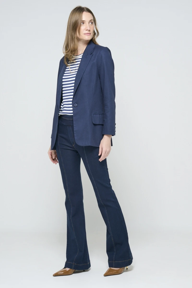 Hidrogênio - CLASSIC ONE-BUTTON NAVY BLAZER - 20573004 Hidrogênio - CLASSIC ONE-BUTTON NAVY BLAZER - 20573004