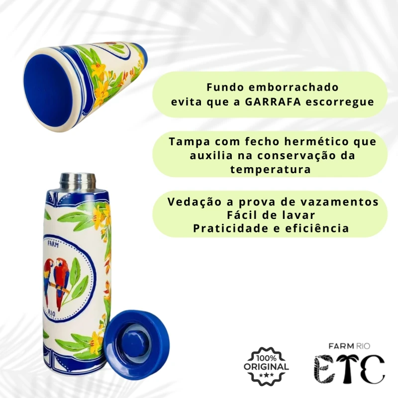 FARM - FARM ARARA THERMAL BOTTLE 500ML - 78327173