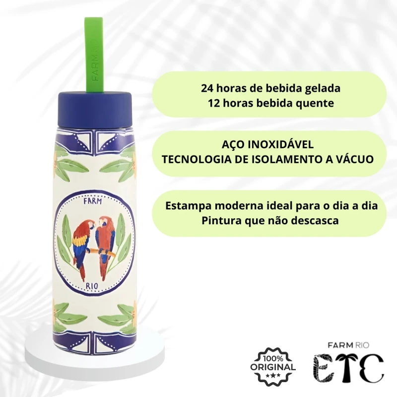 FARM - FARM ARARA THERMAL BOTTLE 500ML - 78327173