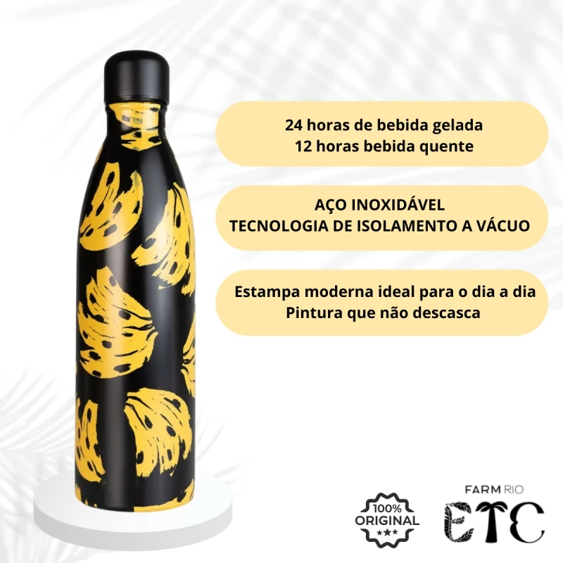FARM - FARM BOSSA BANANA THERMAL BOTTLE 750ML - 78325975