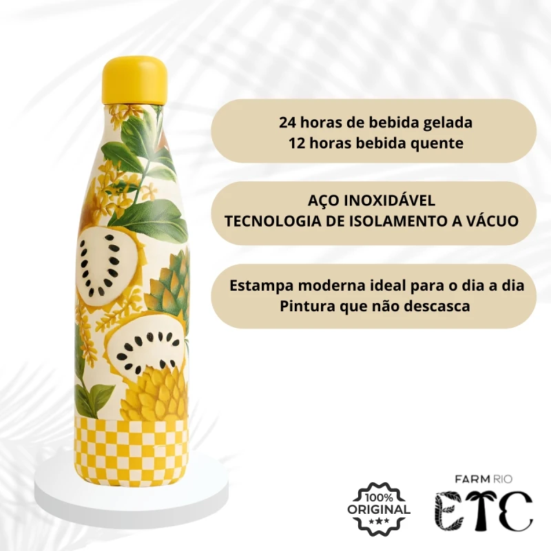 FARM - FARM BIRIBA THERMAL BOTTLE 500ML - 78325645R