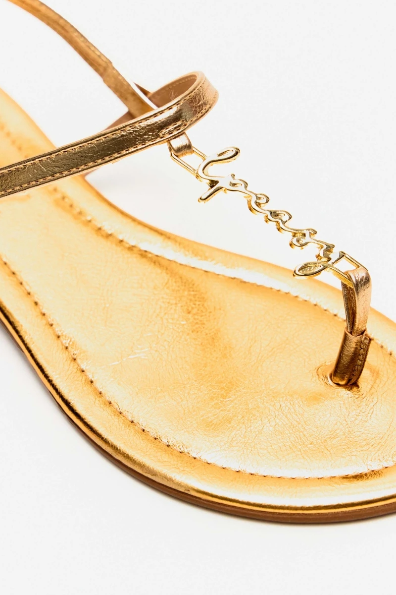 LANÇA PERFUME - Flat Heels With Pendant Launches Perfume - 0689