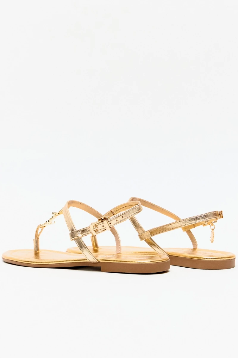 LANÇA PERFUME - Flat Heels With Pendant Launches Perfume - 0689