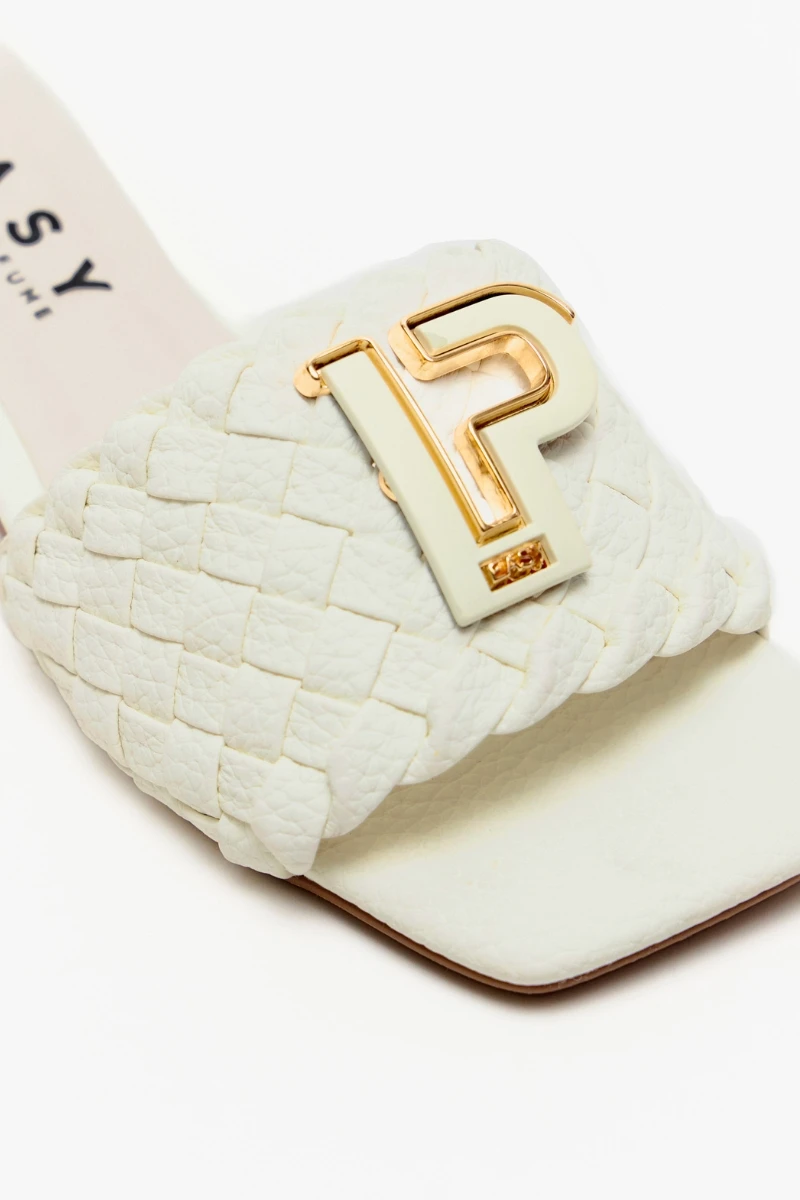 LANÇA PERFUME - Metal Woven Flip Flop with Perfume Launcher - 0720