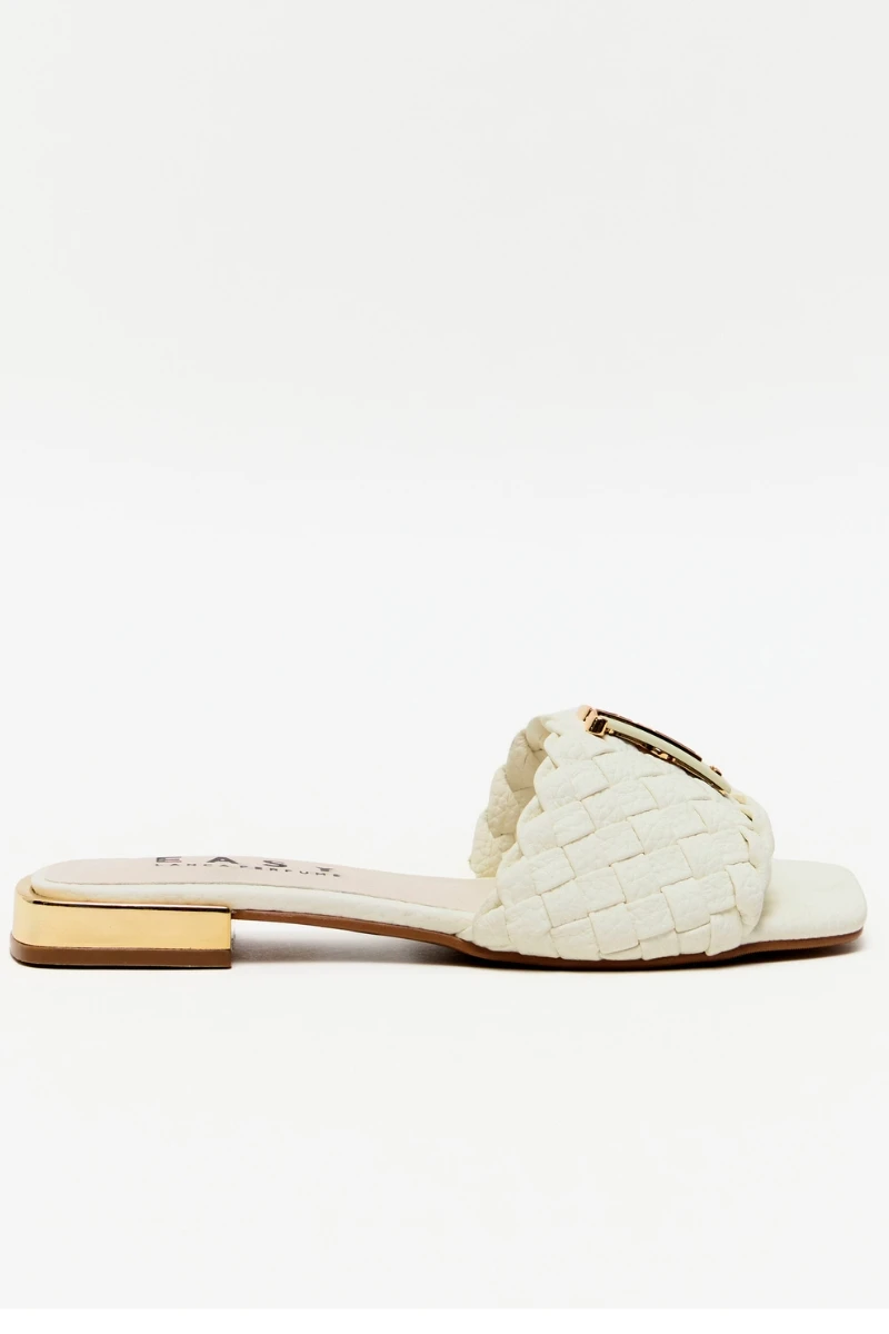 LANÇA PERFUME - Metal Woven Flip Flop with Perfume Launcher - 0720