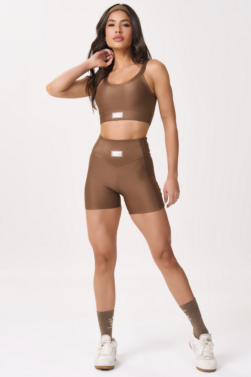 Lets Gym - Top Bright Mocha Mousse - 2141BMM Lets Gym - Top Bright Mocha Mousse - 2141BMM