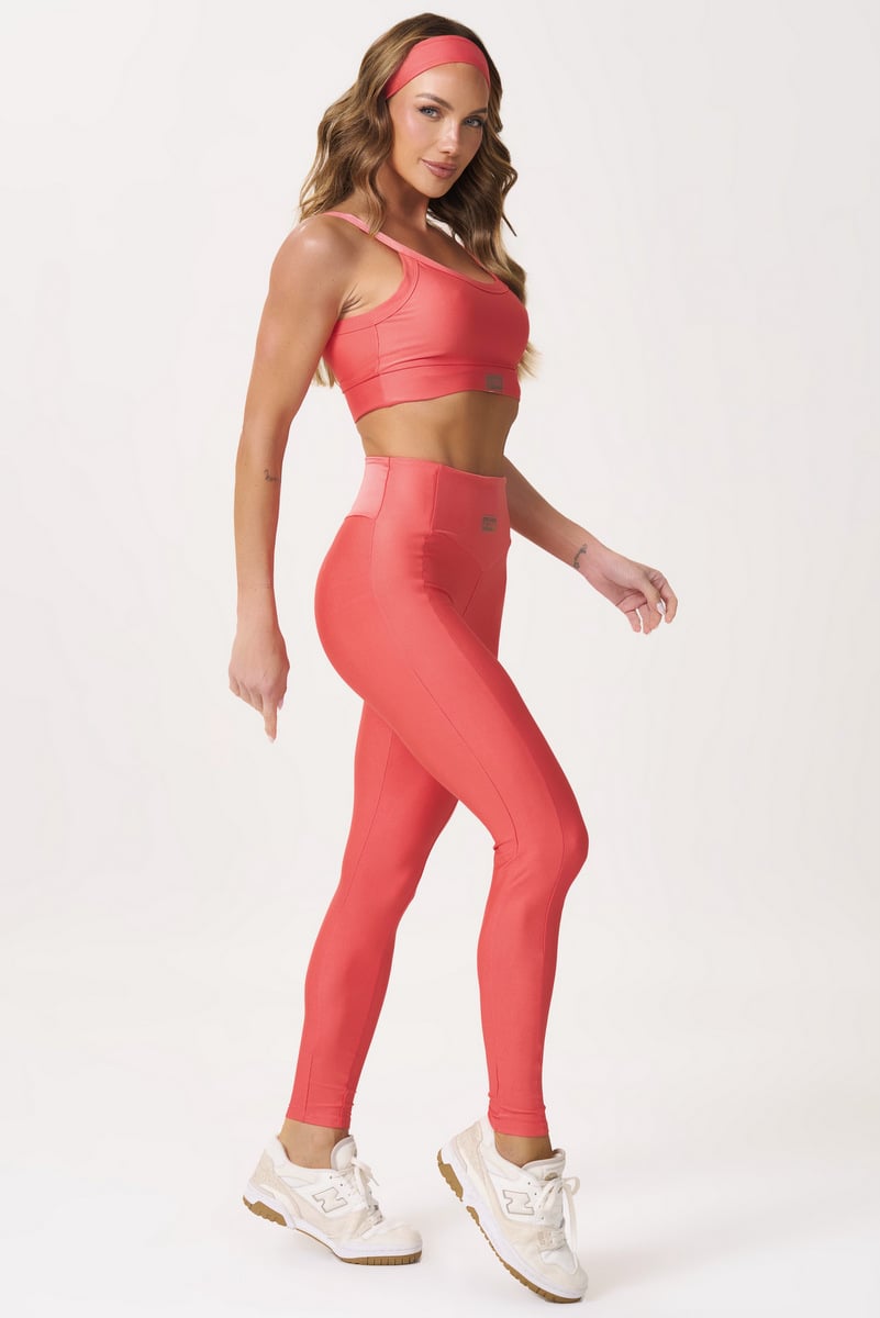 Lets Gym - Bright Flame Leggings - 2142BFLM
