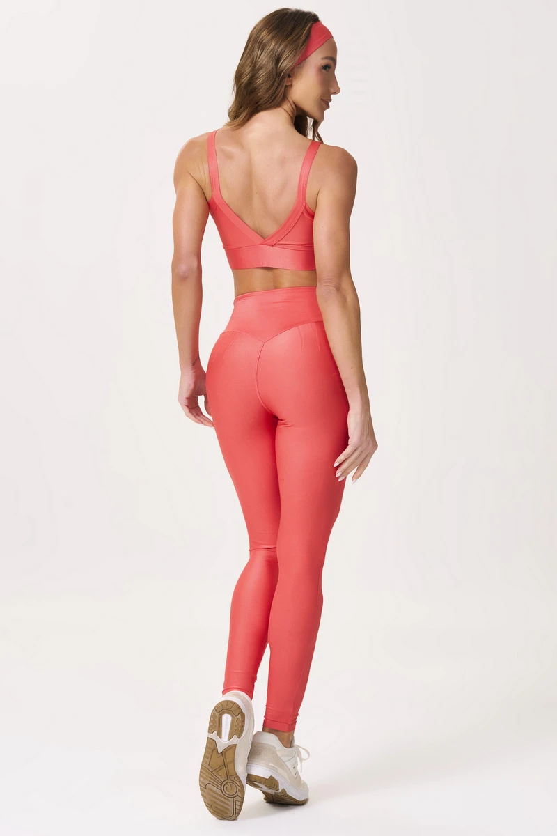Lets Gym - Bright Flame Leggings - 2142BFLM