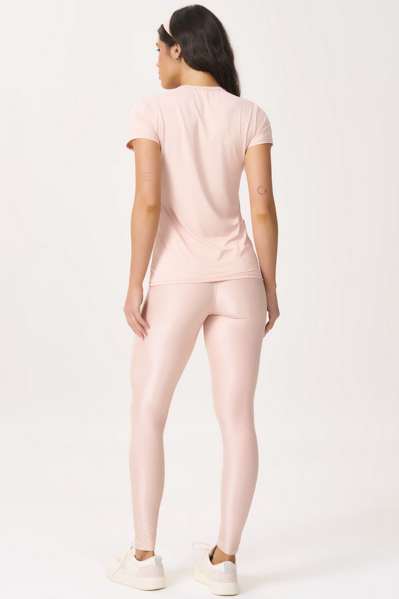 Lets Gym - Shirt M/C Basic Powder Pink - 2430ROP Lets Gym - Shirt M/C Basic Powder Pink - 2430ROP