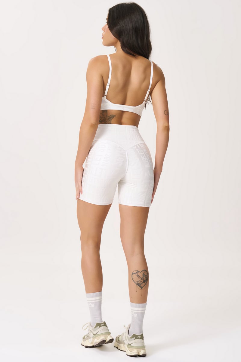 Lets Gym - Short Velvet Name Chantilly - 2629CTL Lets Gym - Short Velvet Name Chantilly - 2629CTL