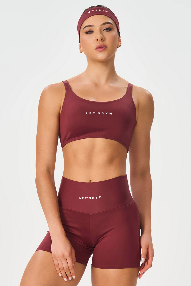 Lets Gym - Top Basic Colors Dark Berry - 2906DB