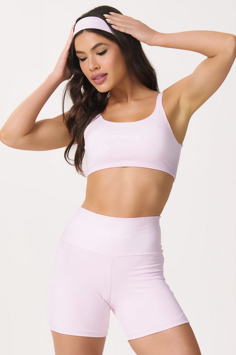 Lets Gym - Basic Colors Ballet Pink Top - 2906ROB