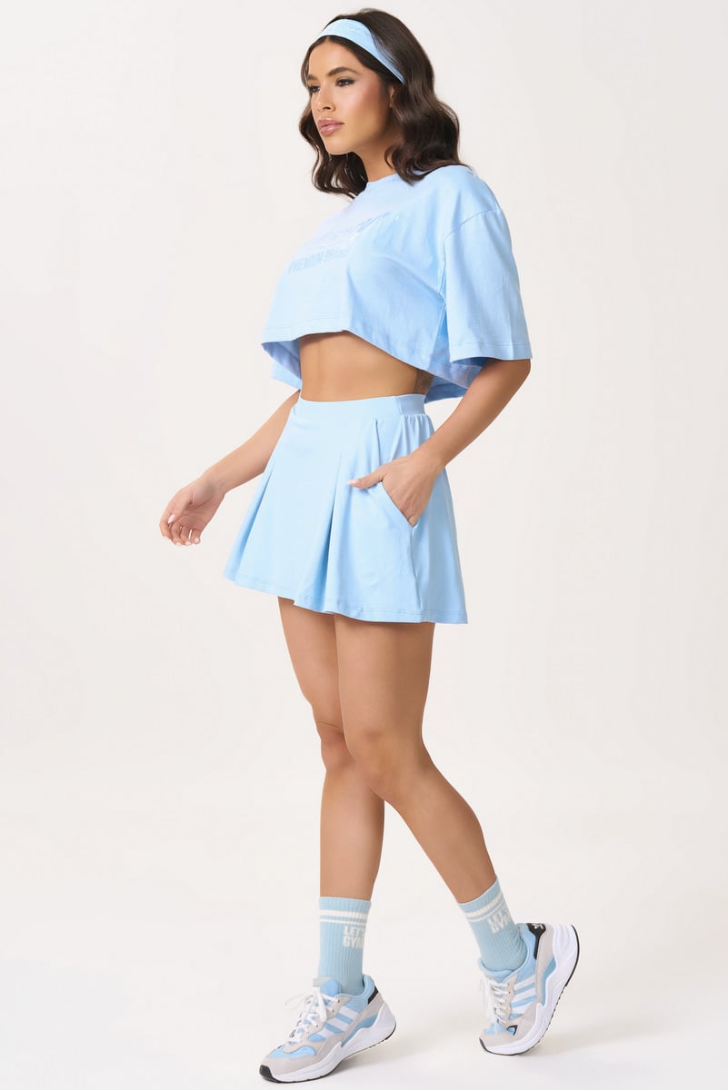 Lets Gym - Cropped Brand Up Serenity - 3079SR Lets Gym - Cropped Brand Up Serenity - 3079SR