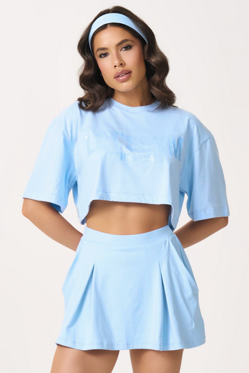 Lets Gym - Cropped Brand Up Serenity - 3079SR Lets Gym - Cropped Brand Up Serenity - 3079SR