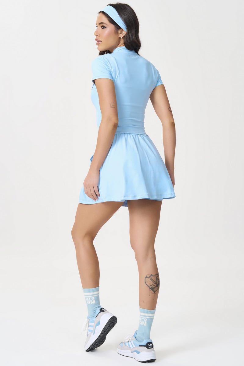 Lets Gym - Short Skirt Sea Energy Serenity - 3098SR