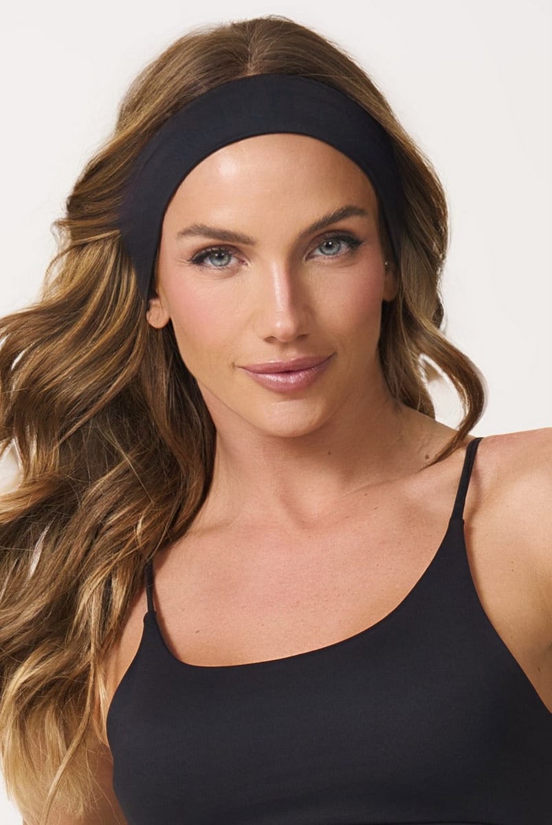 Lets Gym - Sunset Layer Black Hairband - 3108PT