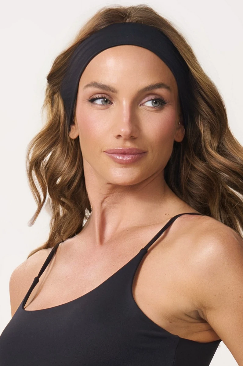 Lets Gym - Sunset Layer Black Hairband - 3108PT