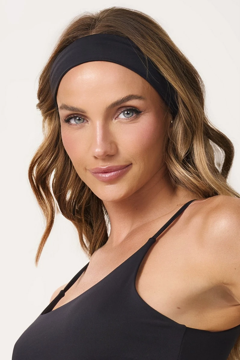 Lets Gym - Sunset Layer Black Hairband - 3108PT