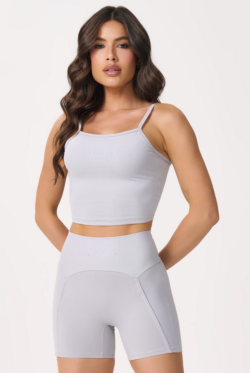 Lets Gym - Cropped Form Grey - 3113GR