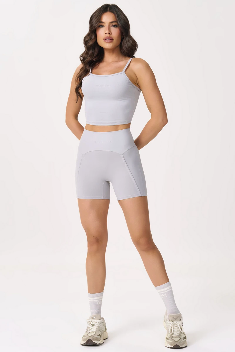 Lets Gym - Cropped Form Gray - 3113GR