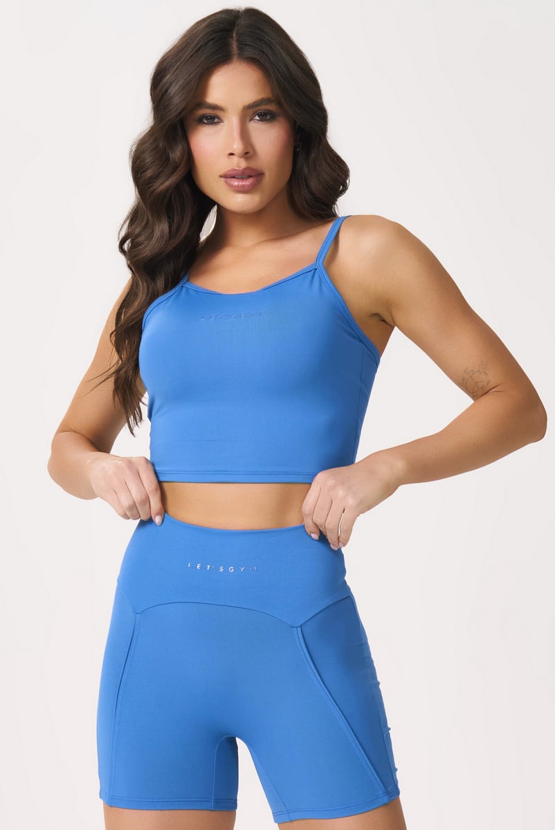 Lets Gym - Cropped Form Hyper Cobalt - 3113HC