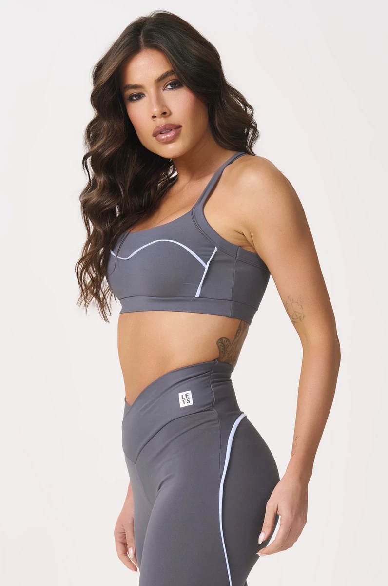 Lets Gym - Dreamy Graphite Top - 3132GF