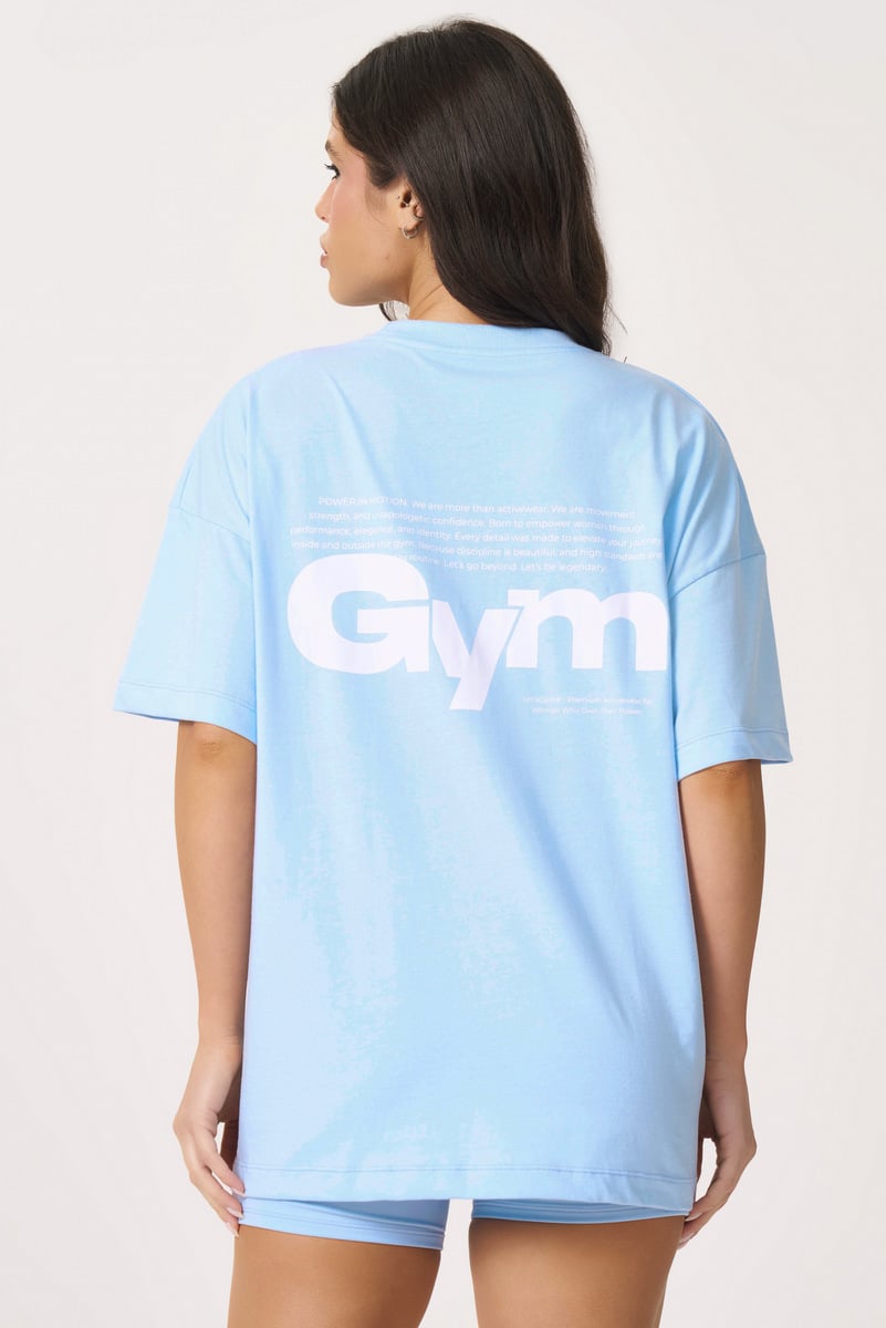 Lets Gym - Oversized Motion Serenity T-Shirt - 3162SR Lets Gym - Oversized Motion Serenity T-Shirt - 3162SR