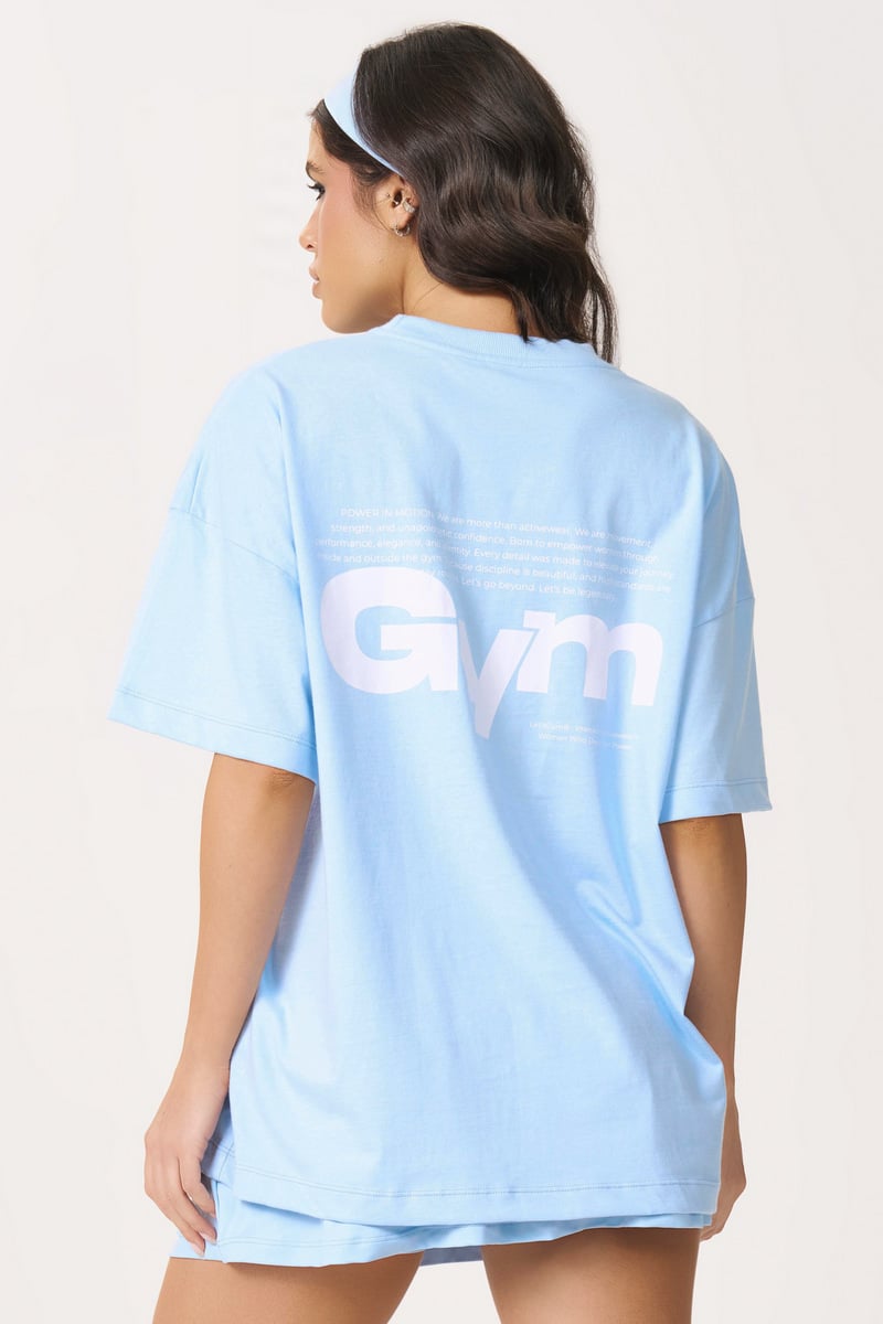 Lets Gym - Oversized Motion Serenity T-Shirt - 3162SR Lets Gym - Oversized Motion Serenity T-Shirt - 3162SR
