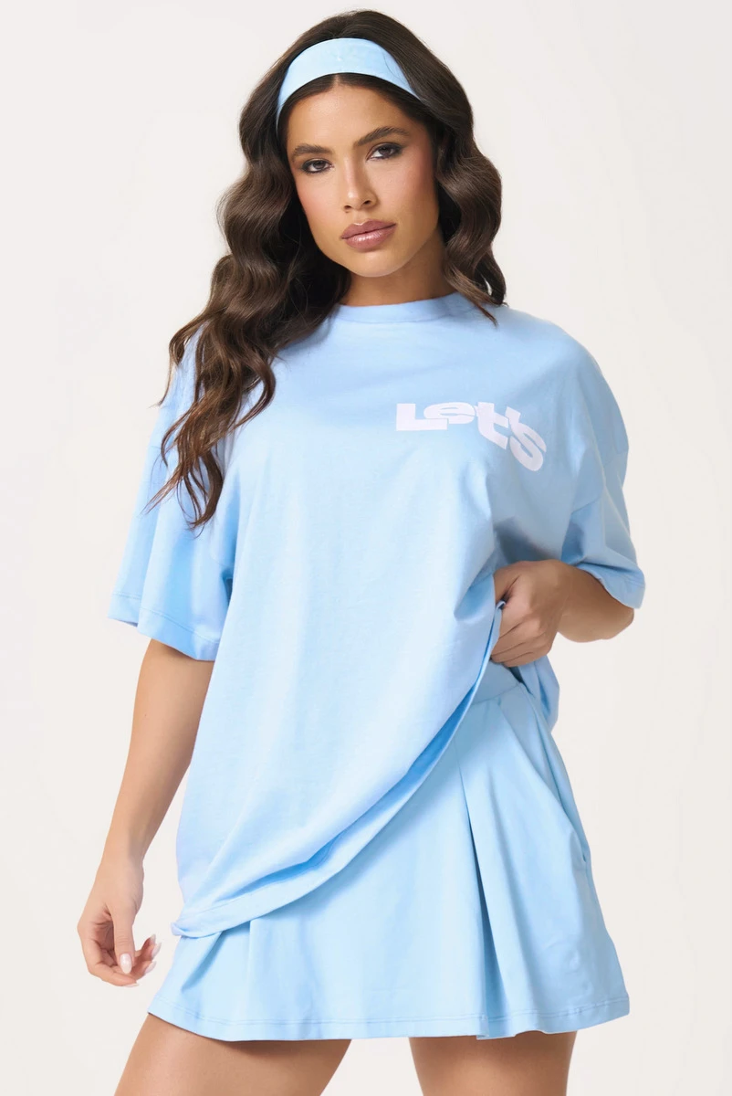 Lets Gym - Oversized Motion Serenity T-Shirt - 3162SR