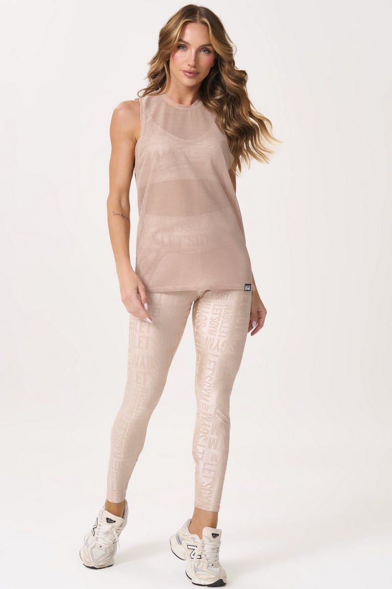 Lets Gym - Tank Shirt Screen Nude - 3168ND