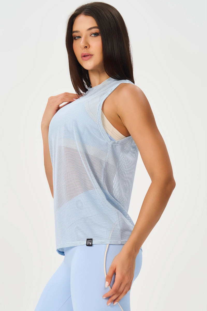 Lets Gym - Tank Shirt Screen Serenity - 3168SR